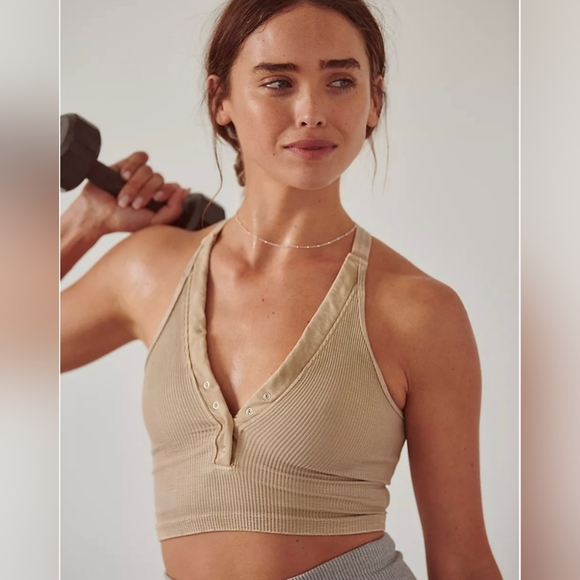 Free People Tops - 🌟 NWOT 🌟 Free People happiness runs henley tank.